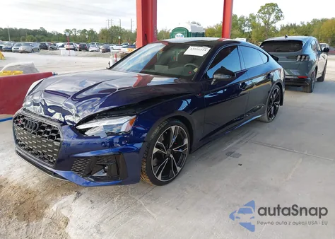 2025 Audi S5 Sportback Premium Tfsi Quattro Tiptronic из США, поврежденный, VIN WAUC4CF57SA009312